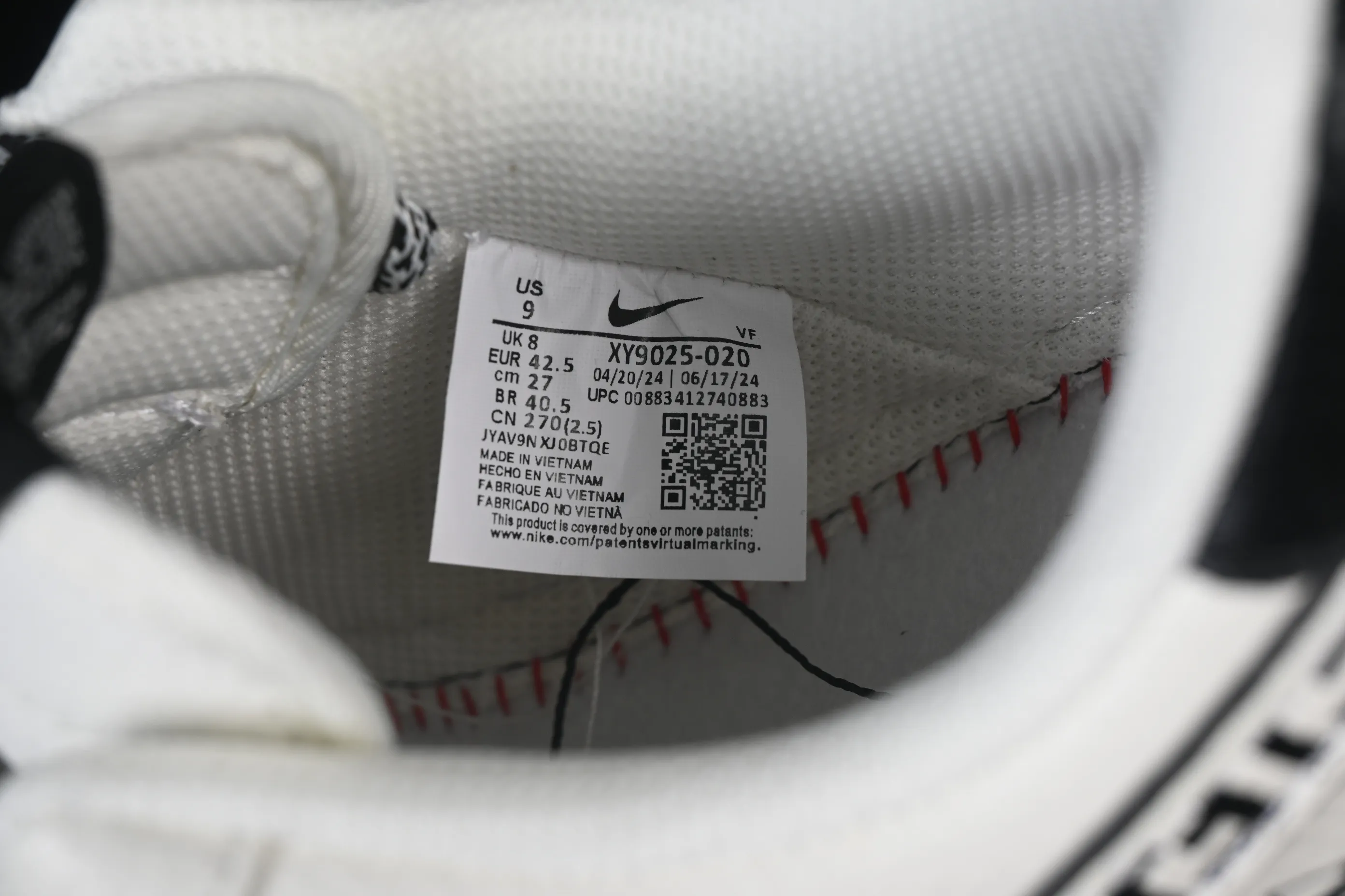 All categories Nk Air Force 1 Air Force series Nk Air Force 1 Low Air Force low-top Nike Air Force 1'07 Low Fendi joint cream ink pattern Air Force 1 low-top casual sneakers XY9025-020